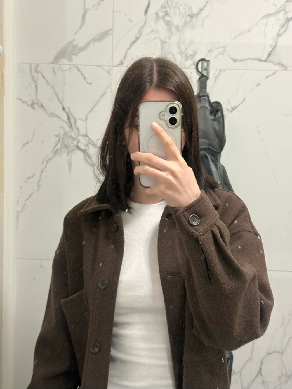 brown cotton on fall jacket
